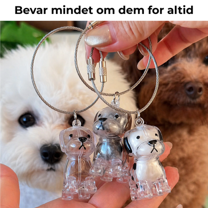 Pelsminde™ – Nøglering Med Din Hunds Ægte Pels