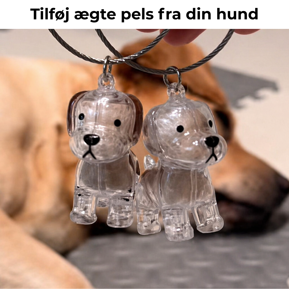 Pelsminde™ – Nøglering Med Din Hunds Ægte Pels