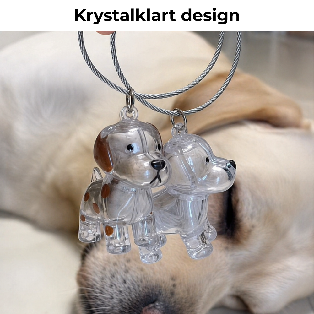 Pelsminde™ – Nøglering Med Din Hunds Ægte Pels